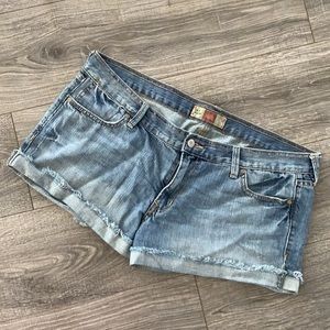 Old Navy Ultra Low-Rise Denim Shorts Size 16